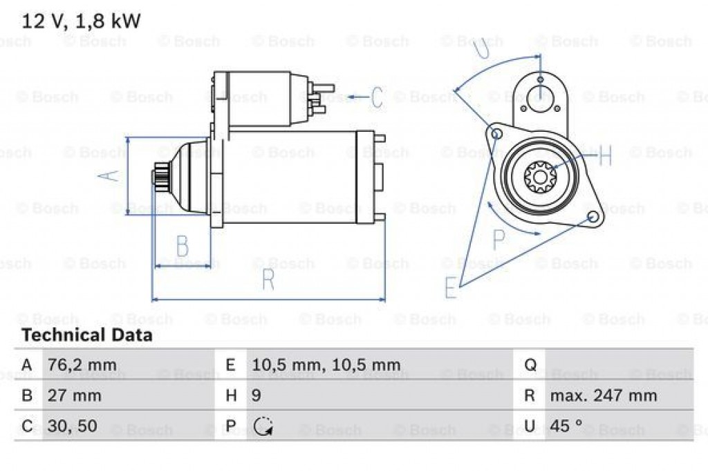 Starter Motor E39 M5